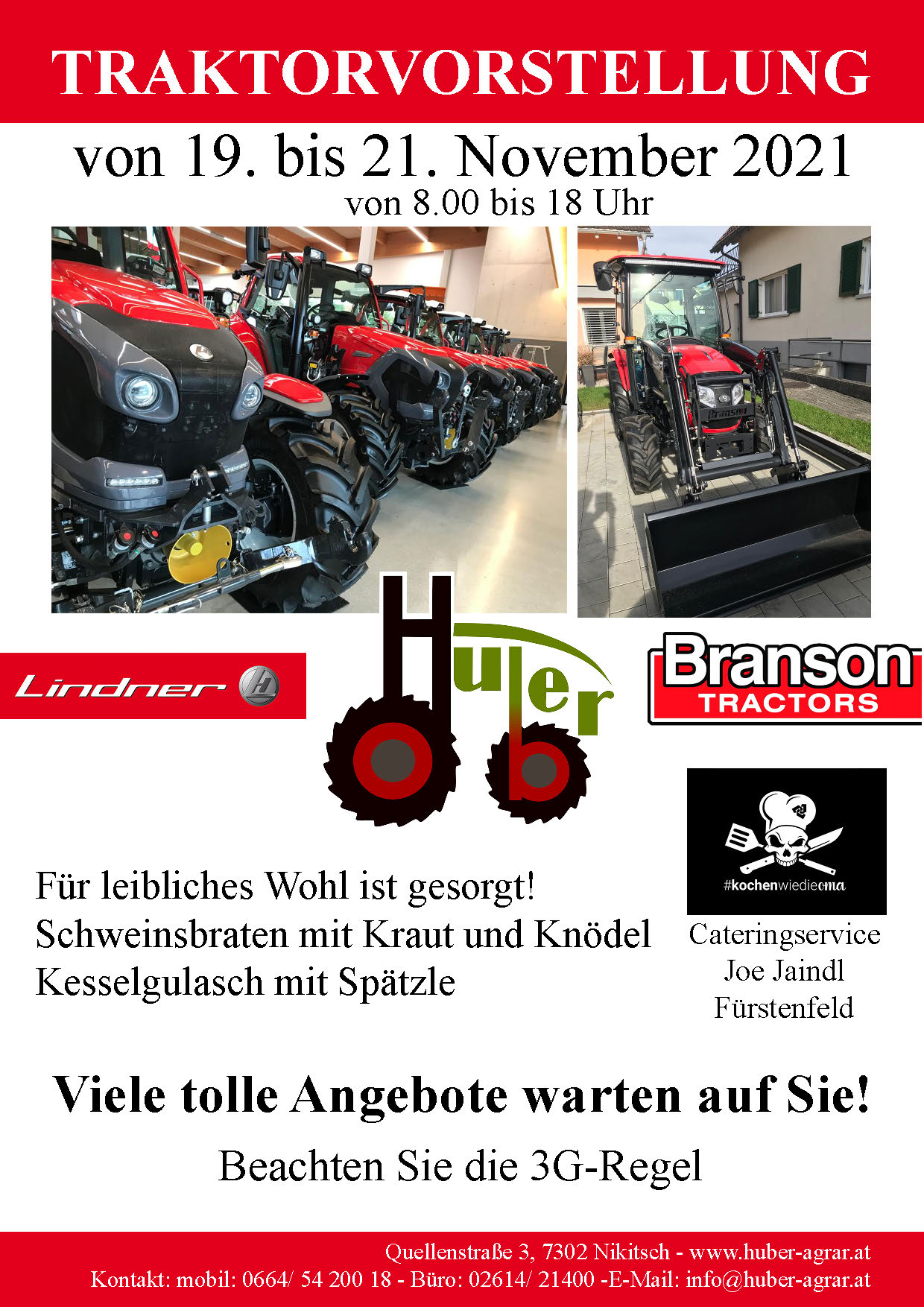Einladung zur Traktorenausstellung